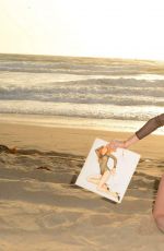 ALICIA ARDEN on the Set of Photoshoot for Vinylife in Malibu 07/17/2016