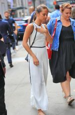 ALICIA VIKANDER Arrives at Good Morning America in New York 07/25/2016