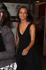 ALICIA VIKANDER at BBC Radio 1 Studios in London 07/11/2016