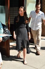 ALICIA VIKANDER Leaves Her Hotel in New York 07/22/2016