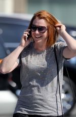 ALYSON HANNIGAN Out and About in Los Angeles 07/18/2016