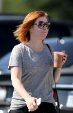 ALYSON HANNIGAN Out and About in Los Angeles 07/18/2016