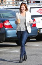 ALYSON HANNIGAN Out Shopping in Brentwood