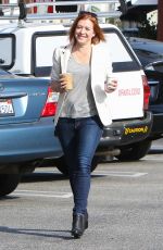 ALYSON HANNIGAN Out Shopping in Brentwood