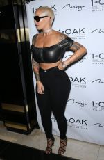 AMBER ROSE at 1Oak Nightclub in Las Vegas 07/16/2016