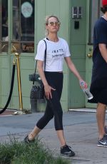 AMBER VALLETTA Out and About in New York 07/19/2016