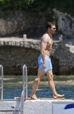 AMELIA WARNER in Bikini at a Beach in Monaco 07/15/2016