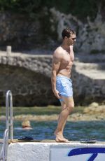 AMELIA WARNER in Bikini at a Beach in Monaco 07/15/2016