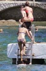 AMELIA WARNER in Bikini at a Beach in Monaco 07/15/2016