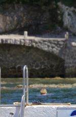 AMELIA WARNER in Bikini at a Beach in Monaco 07/15/2016