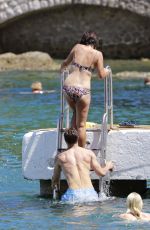AMELIA WARNER in Bikini at a Beach in Monaco 07/15/2016