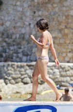 AMELIA WARNER in Bikini at a Beach in Monaco 07/15/2016