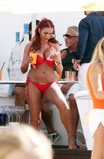 AMY CHILDS in BIkini in Ibiza 07/05/2016