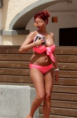 AMY CHILDS in Bikini on Vacation in Ibiza 07/03/2016