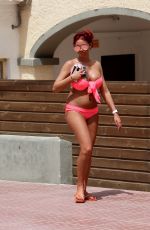 AMY CHILDS in Bikini on Vacation in Ibiza 07/03/2016