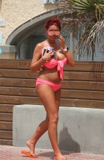 AMY CHILDS in Bikini on Vacation in Ibiza 07/03/2016