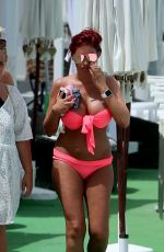 AMY CHILDS in Bikini on Vacation in Ibiza 07/03/2016