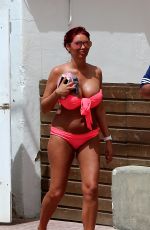 AMY CHILDS in Bikini on Vacation in Ibiza 07/03/2016
