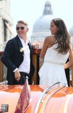 ANA IVANOVIC and Bastian Schweinsteiger at Wedding Ceremony in Venice 07/12/2016