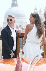ANA IVANOVIC and Bastian Schweinsteiger at Wedding Ceremony in Venice 07/12/2016