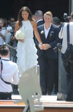 ANA IVANOVIC and Bastian Schweinsteiger at Wedding Ceremony in Venice 07/12/2016