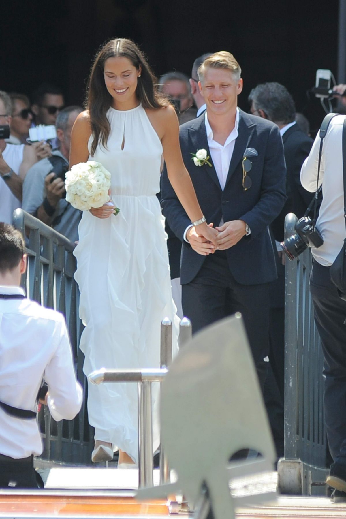 ANA IVANOVIC and Bastian Schweinsteiger at Wedding ...