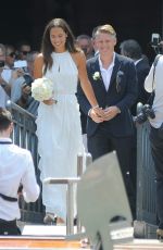 ANA IVANOVIC and Bastian Schweinsteiger at Wedding Ceremony in Venice 07/12/2016