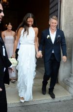 ANA IVANOVIC and Bastian Schweinsteiger at Wedding Ceremony in Venice 07/12/2016