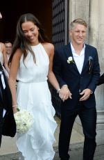 ANA IVANOVIC and Bastian Schweinsteiger at Wedding Ceremony in Venice 07/12/2016