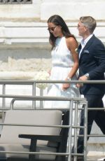 ANA IVANOVIC and Bastian Schweinsteiger at Wedding Ceremony in Venice 07/12/2016