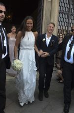 ANA IVANOVIC and Bastian Schweinsteiger at Wedding Ceremony in Venice 07/12/2016