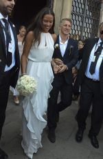 ANA IVANOVIC and Bastian Schweinsteiger at Wedding Ceremony in Venice 07/12/2016