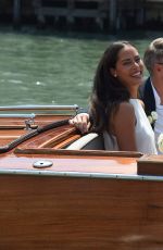 ANA IVANOVIC and Bastian Schweinsteiger at Wedding Ceremony in Venice 07/12/2016