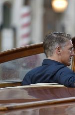 ANA IVANOVIC and Bastian Schweinsteiger Out for Dinner in Venice 07/1/2016