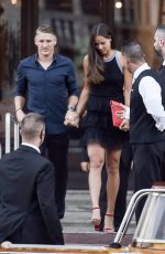 ANA IVANOVIC and Bastian Schweinsteiger Out for Dinner in Venice 07/1/2016