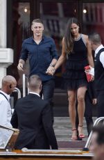 ANA IVANOVIC and Bastian Schweinsteiger Out for Dinner in Venice 07/1/2016