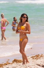 ANASTASIA ASHLEY in Bikini on the Beach in Miami 07/16/2016