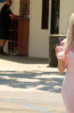 ANGELIQUE FRENCHY MORGAN in Tights Out for Lunch in Malibu 06/28/2016