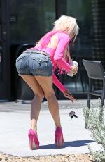 ANGELIQUE FRENCHY MORGAN Out for Morning Coffee in Los Angeles 07/14/2016