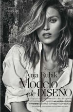 ANJA RUBIK in Elle Magazine, Span July 2016