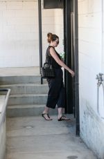 ANNE HATHAWAY Arrives at a Recording Studio in Studio City 07/26/2016