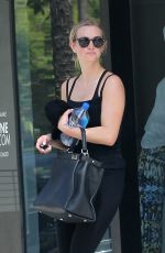 ASHLEE SIMPSON Leaves Tracey Anderson Gym in Los Angeles 07/01/2016