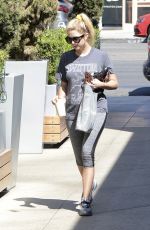 ASHLEY BENSON Leaves a Gtm in West Hollywood 07/27/2016