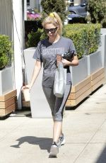ASHLEY BENSON Leaves a Gtm in West Hollywood 07/27/2016
