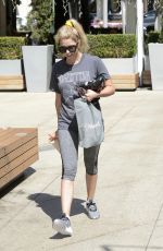 ASHLEY BENSON Leaves a Gtm in West Hollywood 07/27/2016