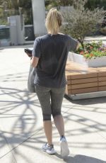 ASHLEY BENSON Leaves a Gtm in West Hollywood 07/27/2016
