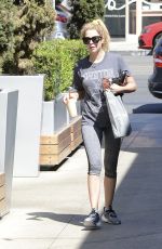 ASHLEY BENSON Leaves a Gtm in West Hollywood 07/27/2016