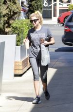 ASHLEY BENSON Leaves a Gtm in West Hollywood 07/27/2016