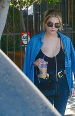 ASHLEY BENSON Out and About in West Hollywood 07/19/2016