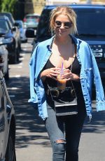 ASHLEY BENSON Out and About in West Hollywood 07/19/2016